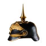 Preu&szlig;en - Helm eines Offiziers der Reserve im Grenadier-Regiment Nr. 7, mit Paradebusch