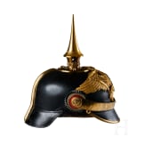 Preu&szlig;en - Helm eines Offiziers der Reserve im Grenadier-Regiment Nr. 7, mit Paradebusch
