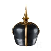 Preu&szlig;en - Helm eines Offiziers der Reserve im Grenadier-Regiment Nr. 7, mit Paradebusch