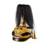 Preu&szlig;en - Helm f&uuml;r Offiziere des Grenadier-Regiments Nr. 9, mit Haarbusch