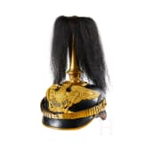 Preu&szlig;en - Helm f&uuml;r Offiziere des Grenadier-Regiments Nr. 9, mit Haarbusch