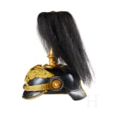 Preu&szlig;en - Helm f&uuml;r Offiziere des Grenadier-Regiments Nr. 9, mit Haarbusch