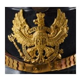 A shako for Officers in the 10th Prussian Jaeger Battalion