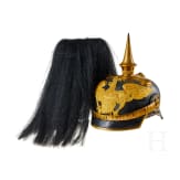 A helmet for Officers of the Prussian Dragoon Regt. 1, with bush