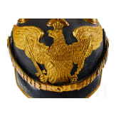 A helmet for Officers of the Prussian Dragoon Regt. 1, with bush