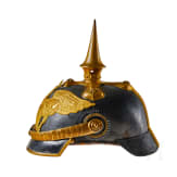 A helmet for Officers of the Prussian Dragoon Regt. 1, with bush