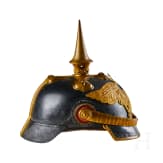 A helmet for Officers of the Prussian Dragoon Regt. 1, with bush