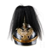 Preu&szlig;en - Helm f&uuml;r Offiziere des Dragoner-Regiments Nr. 16, mit Haarbusch