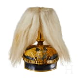 A helmet for Prussian Officers in the 1st Guard Landwehr Cavalry Regiment, with bush