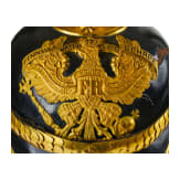 A helmet for Prussian Field Artillery Regiment 10 Officers