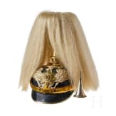 A helmet for Prussian Guard Reserve Pioneer Officers, with bush