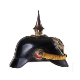 A helmet for Prussian Pioneer Battalion 10 Reserve Officers