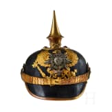 Reu&szlig; - Helm f&uuml;r einen Reserveoffizier im 7. Th&uuml;ringischen Infanterie-Regiment Nr. 96, II. Bataillon