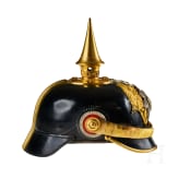 Schwarzburg-Rudolstadt - Helm f&uuml;r Offiziere im 7. Th&uuml;ringischen Infanterie-Regiment Nr. 96, III. Bataillon