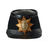 A shako for Saxon Fusilier Regiment 108 Enlisted Men, with cover