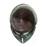 Hochwertige Kopie eines korinthischen Helmes aus Bronze