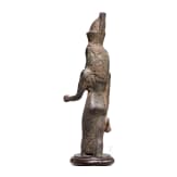 A bronze statuette of the goddess Mut, Late Period, mid-1st millennium B.C.