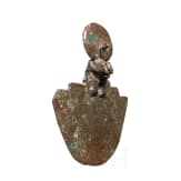 A pendant with Sekhmet head over a neck collar decoration, bronze, Late Period, early to mid-1st millennium B.C.
