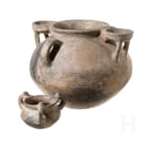 Two Eastern Mediterranean Bronze Age vessels, 2nd millenium B.C.