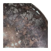 A Sogdian silver bowl with incised floral decoration, 7th - 8th century