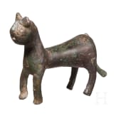 A Seljuk bronze sculpture of a panther, 12th - 13th century