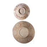 Two Persian (Iranian) pottery bowls, 16th century