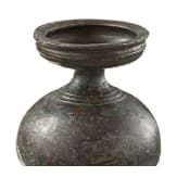 A Greek bronze ointment vessel, Greek, 4th century B.C.