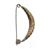 A bow brooch with bone cladding and Etruscan inscription, 7th century B.C.