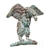 An eagle on a thunderbolt, a Roman bronze appliqu&eacute;, 2nd - 3rd century A.D.