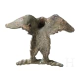 An eagle on a thunderbolt, a Roman bronze appliqu&eacute;, 2nd - 3rd century A.D.