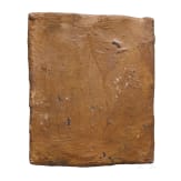 A Roman lead votive plaque depicting the Danube Riders, 2nd - 3rd century A.D.