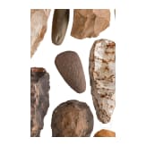 A large collection of stone tools, blades, scrapers etc., Paleolithic - Neolithic, circa 500000 - 2000 B.C.