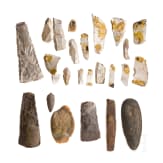 A collection of 25 middle and late Neolithic stone tools, 5th - 3rd millennium B.C.