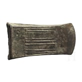 A South Siberian bronze spout axe, 9th - 6th century B.C.