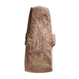 Half of a stone mould for a spearhead, late Bronze Age, 12th &ndash; 9th century B.C.