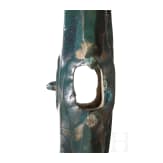 A solid lunula-shaped fitting with stylized water birds, late Bronze Age, 10th - 9th century B.C.