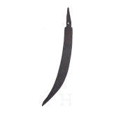 A Dacian curved knife (sica) made of iron, 1st century B.C. - 1st century A.D.