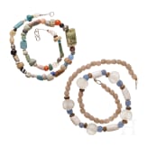 Two modern-strung necklaces with prehistoric and protohistoric beads from the Near East