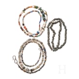 Three modern-strung necklaces with prehistoric and protohistoric beads from the Near East