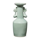 A fine Longquan celadon Kinuta vase in mallet form, probably southern Song Dynasty (1127 - 1279)
