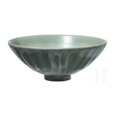 A Chinese Longquan-celadon bowl, probably southern Song Dynasty (1127 - 1279)