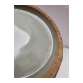 A molded Longquan celadon vase, probably Ming Dynasty