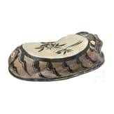 A Chinese painted Cizhou ware tiger pillow, 19th/20th century