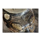 A Chinese painted Cizhou ware tiger pillow, 19th/20th century