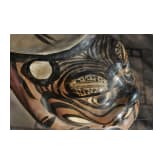 A Chinese painted Cizhou ware tiger pillow, 19th/20th century