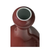 A Chinese copper-red garlic-mouth vase, 20th century