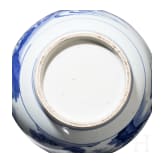 A Chinese blue and white double-gourd vase, probably Kangxi period, 18th century