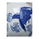 A Chinese blue and white jar with flowers, probably Kangxi period (early 18th century)
