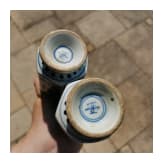 Five small Chinese blue and white "Vung Tau" cargo vases with covers, probably Kangxi period