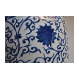 A large Chinese blue and white Meiping vase, 20th century